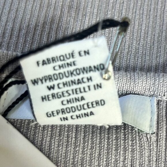 H Halston Sleeveless Sweater Ribbed Knit Womens Large Purple New - Picture 7 of 10